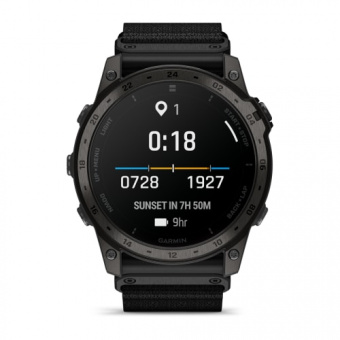 Garmin TACTIX 7 AMOLED edition, черный нейлоновый ремешок.